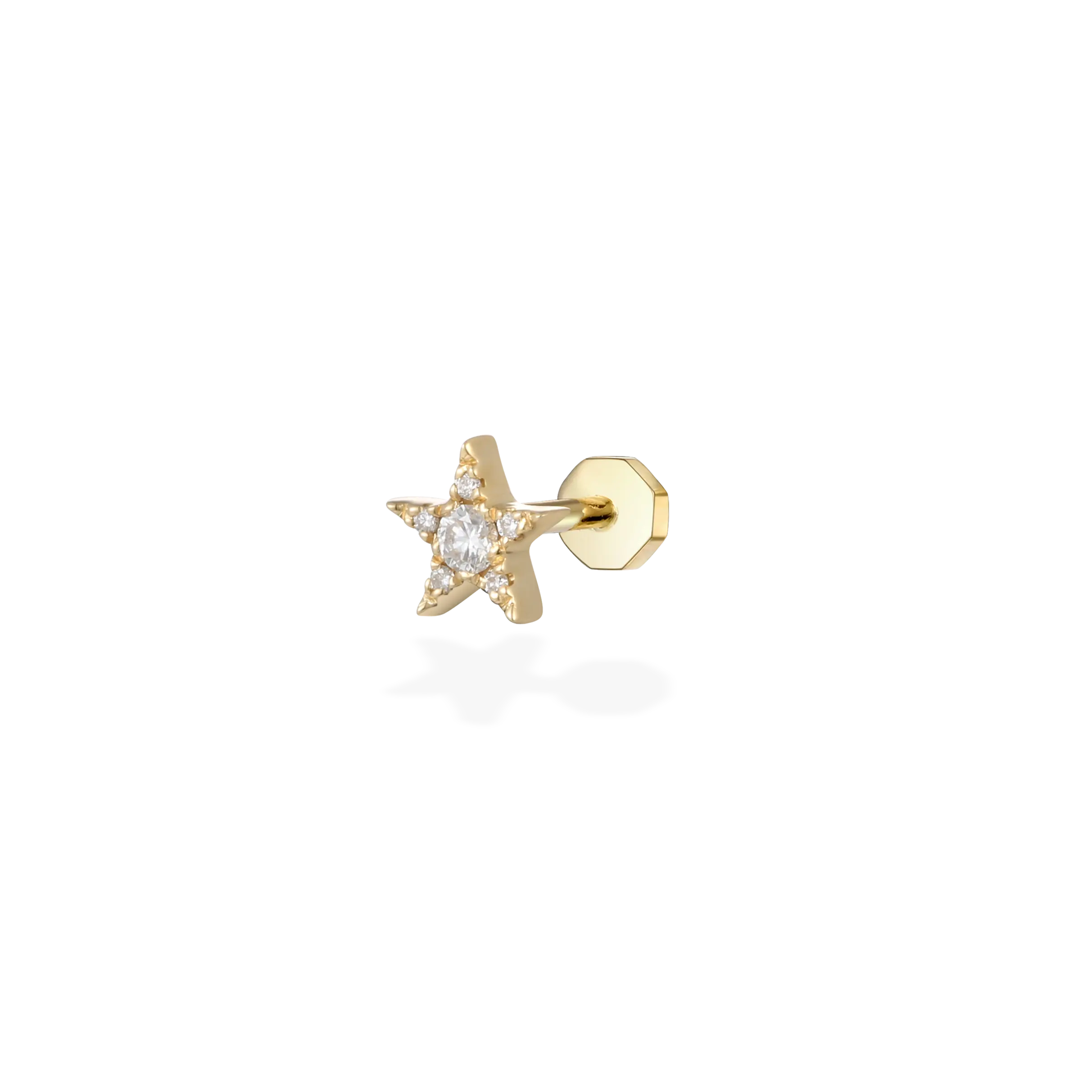 Star diamond flat back